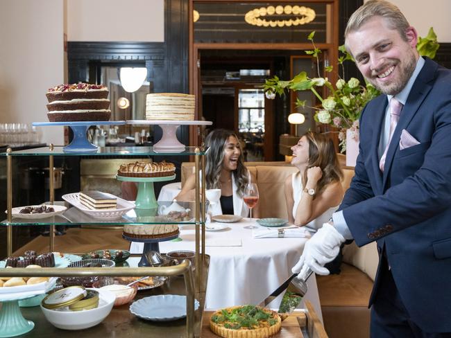 High tea at the Charles. Picture: Daily Telegraph / Monique Harmer