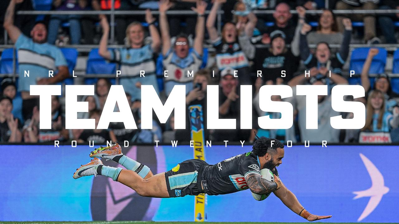 Round 24 Team Lists release.