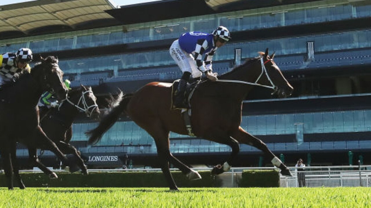 SYDNEY, AUSTRALIA - APRIL 04: Hugh Bowman riding Raheen House wins Race 5 The Schweppes Chairmanâ€™s Quality during The Championship Day 1 Sydney Racing at Royal Randwick Racecourse on April 04, 2020 in Sydney, Australia. (Photo by Matt King/Getty Images)