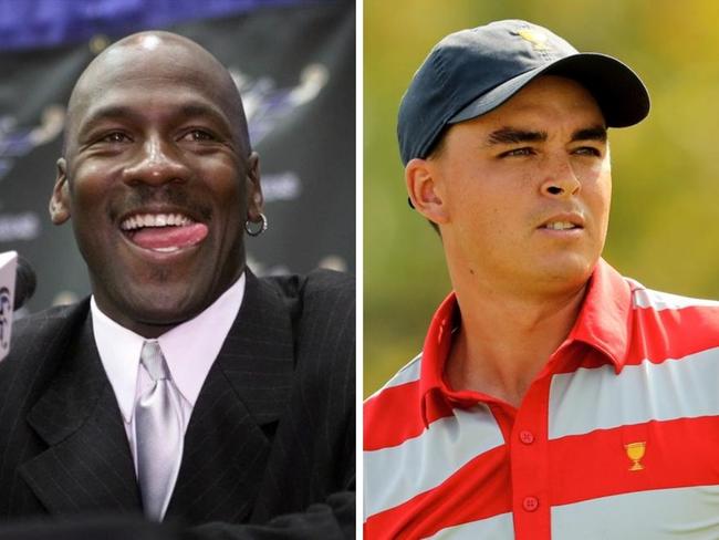 Michael Jordan and Rickie Fowler.