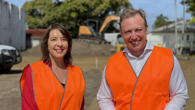 Steven Miles arrived in Mackay the day after Julieanne Gilbert's resignation to announce his backing of Belinda Hassan. Photo: Fergus Gregg