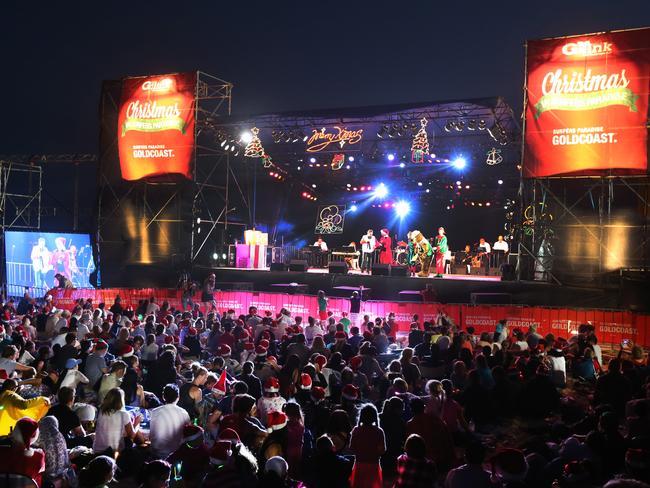 Carols on the Beach, Surfers Paradise — does it get much more Australian than that? Picture Mike Batterham