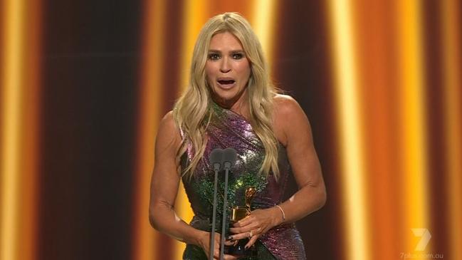 Sonia Kruger, new Gold Logie winner.