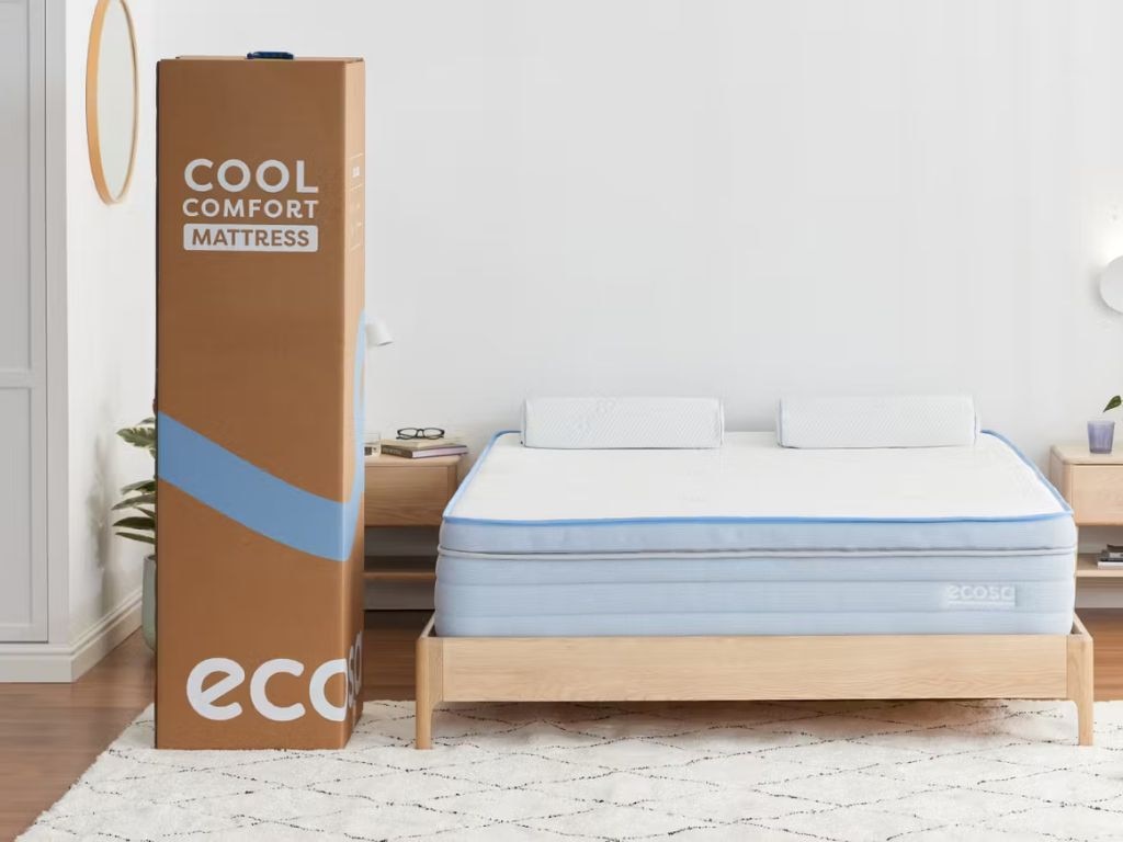 Bundles are perfect for saving even more on your new mattress, plus other bedding essentials. Picture: Ecosa.