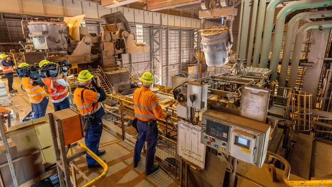 The Whyalla Steelworks blast furnace was damaged in March and is yet to get fully back online and operating at peak capacity. Picture: Ben Clark