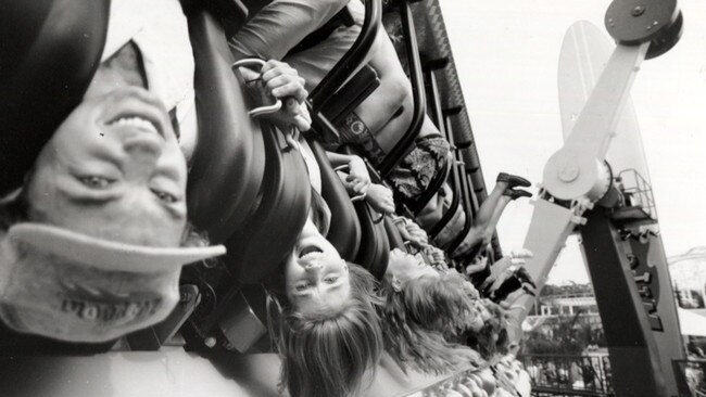 The Wipeout on opening day in 1993