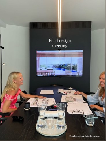 She has worked closely with both the architect and builders on her build of her new home. Picture: Instagram