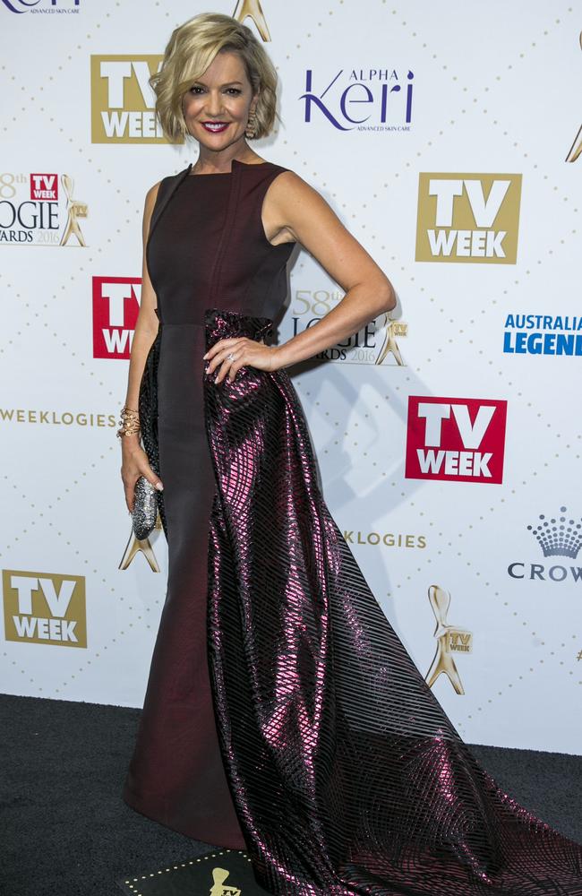 Sandra Sully at the 58th annual Logie Awards. Picture: Media Mode