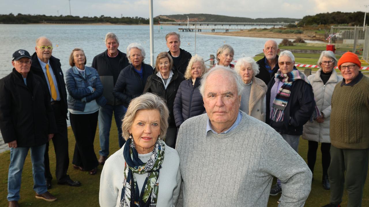 Residents including Judy and Bruce Wilson oppose a major development along the Barwon Heads riverfront. Picture: Alison Wynd