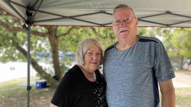 Denise Lynds, left, and John Hornsby, right. Photo: Asa Andersen.