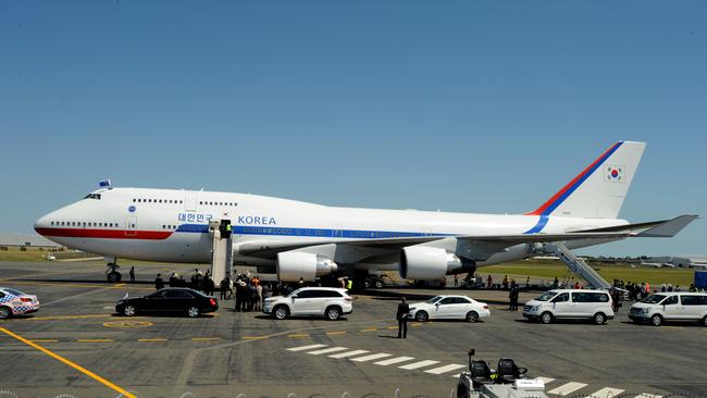 South Korea’s 747-400. Picture: Richard Walker