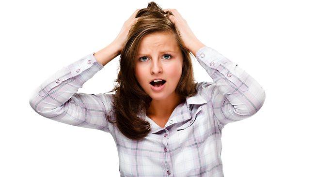 Confused woman