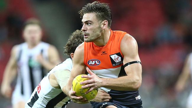 GWS Giants vice-captain Stephen Coniglio is set for another sideline stint. (Photo by Mark Metcalfe/AFL Media/Getty Images)