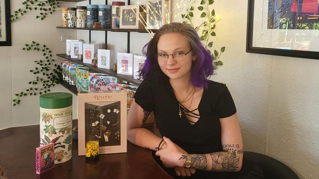 Sophie Foster of Pluto & Nessie’s plans to bring old-fashioned puzzles and games back into vogue at her new shop at 20 Eacham Rd, Yungaburra. Picture: supplied.