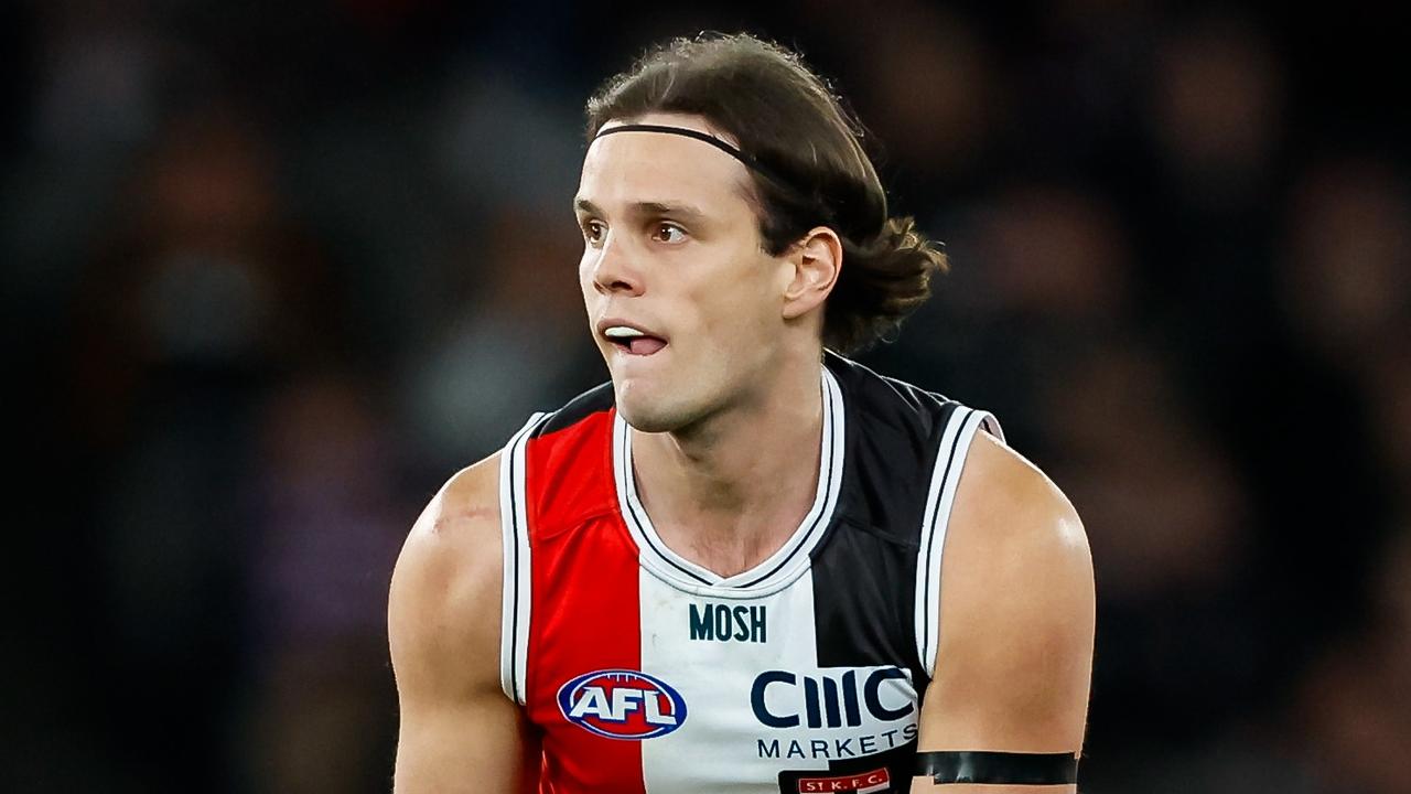 Hunter Clark looks set to remain a Saint. (Photo by Dylan Burns/AFL Photos via Getty Images)