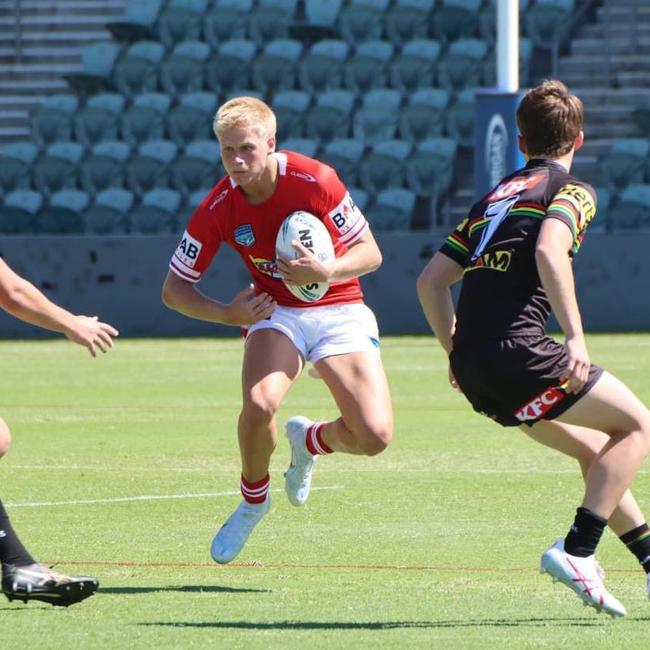 Warilla-Lake South Gorillas U18s Dreau Clark, pictured here for the lllawarra Steelers. Picture: Supplied