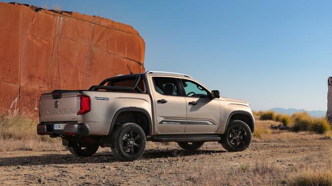 The Amarok’s roof can support a tent for camping. Picture: Supplied.