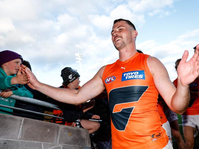 The main goal for Briggs is helping the Giants to even more on-field success. Picture: Dylan Burns/AFL Photos via Getty Images