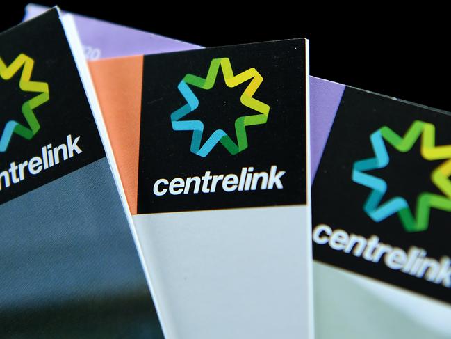 SYDNEY, AUSTRALIA - NewsWire Photos FEBRUARY, 02, 2021: Signage on a Centrelink pamphlet in Sydney. Picture: NCA NewsWire/Joel Carrett