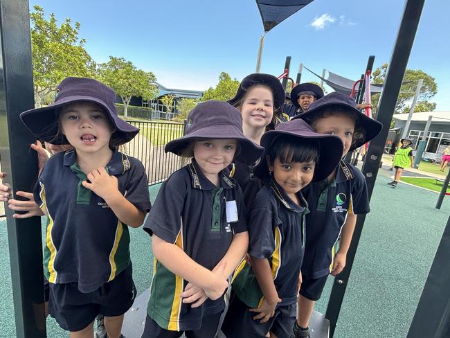 The Prep students of Xavier Catholic College during their first week at school.