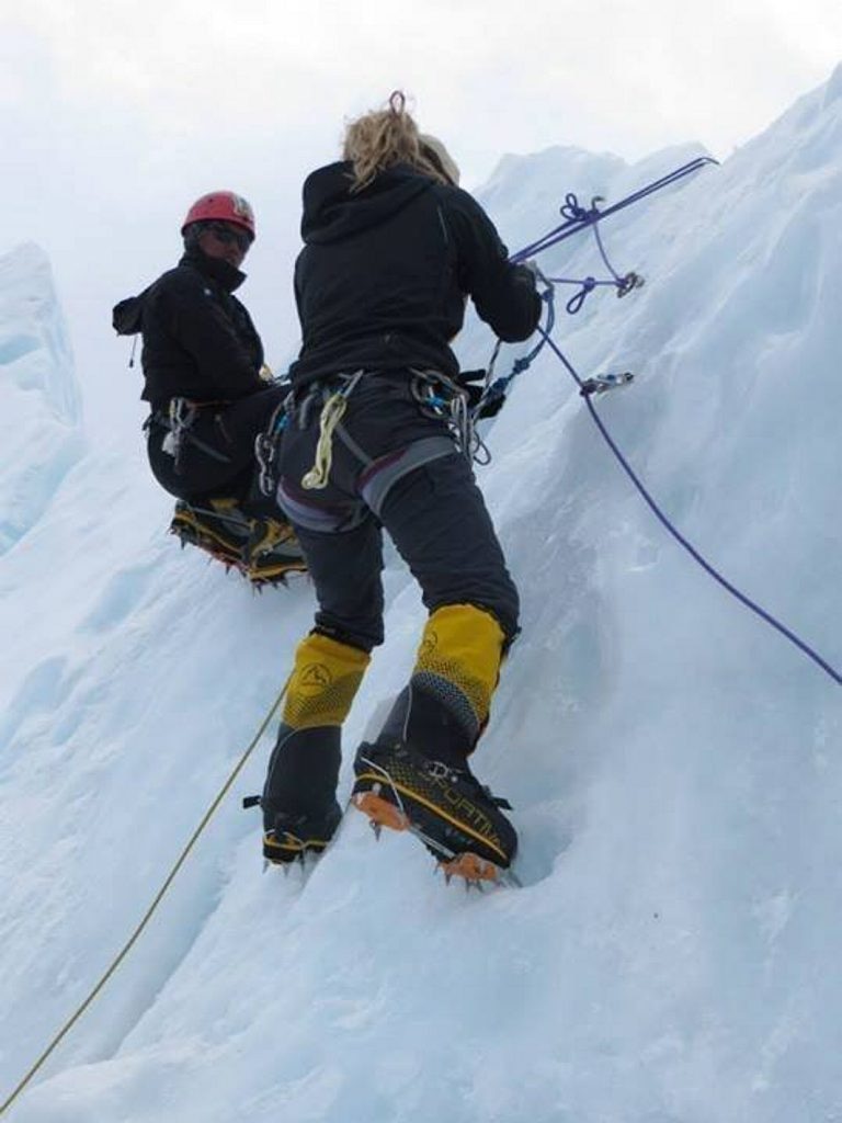 Alyssa Azar on Mount Everest. Picture: Contributed