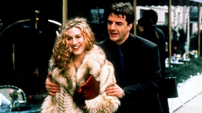 Sarah Jessica Parker and Chris Noth, pictured in 1999, in Sex and the City.