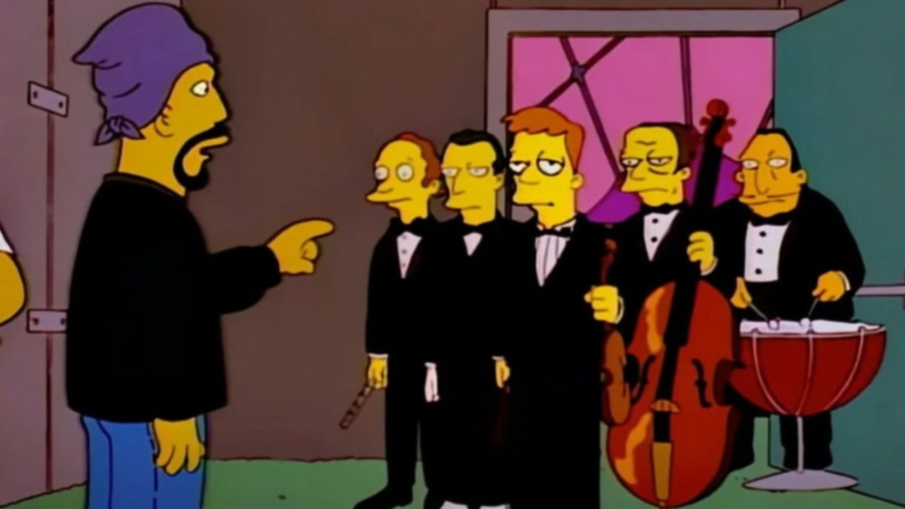 "Uh, who ordered the London Symphony Orchestra?"