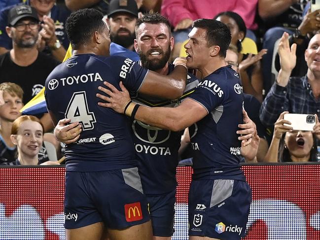 The Cowboys put in a gritty performance. Picture: Ian Hitchcock/Getty Images