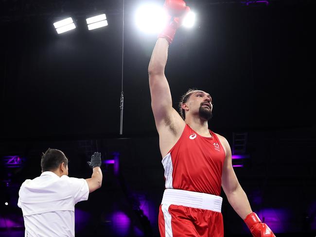 Teremoana Teremoana Jr had a monster 169-second knockout win in Paris. Picture: Getty Images