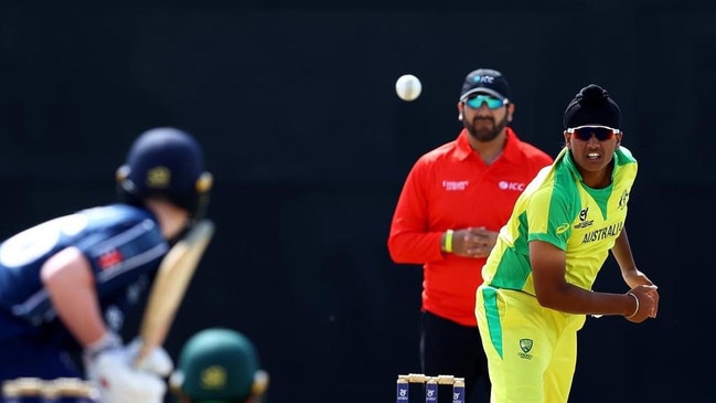 Premier Cricket 2025-26: Harkirat Bajwa playing for the Australia Under-19 team.
