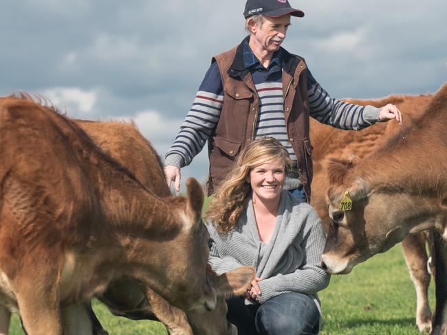 Sarah Chant with her father Steven, who died a year ago. Picture: Mark Stewart