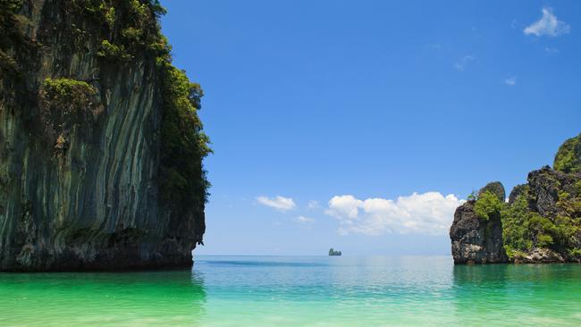 ESCAPE: KRABI, THAILAND BY BRIAR JENSEN .. Hong Island Beach. Picture: Getty