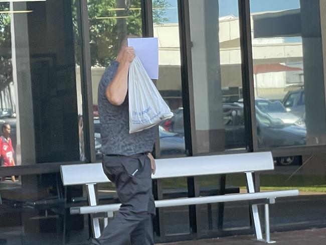 Ian Duncan leaves Cairns Magistrates Court after the first mention of his matters on Thursday.