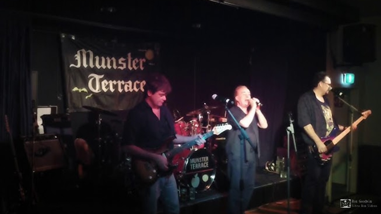 Munster Terrace performing live, featuring Greg Sullivan. Picture: YouTube/Supplied