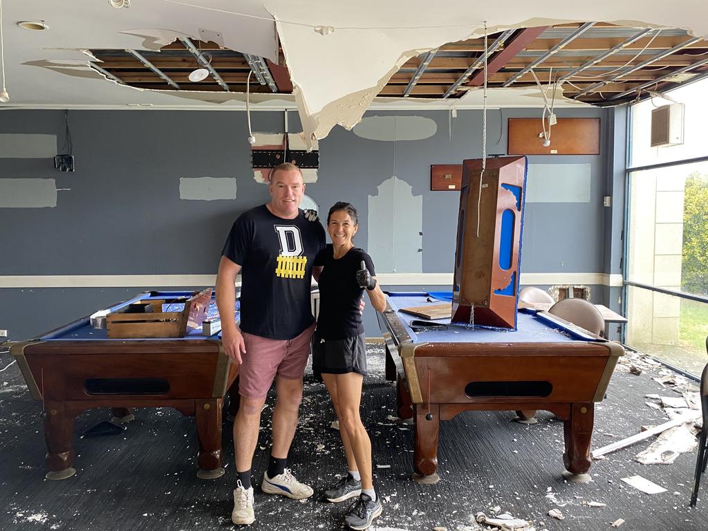 Justin Leppitsch and his wife Christie have undertaken the tough task of renovating the Rusty Gurnard pub at 85 Lewis St, Port Welshpool.