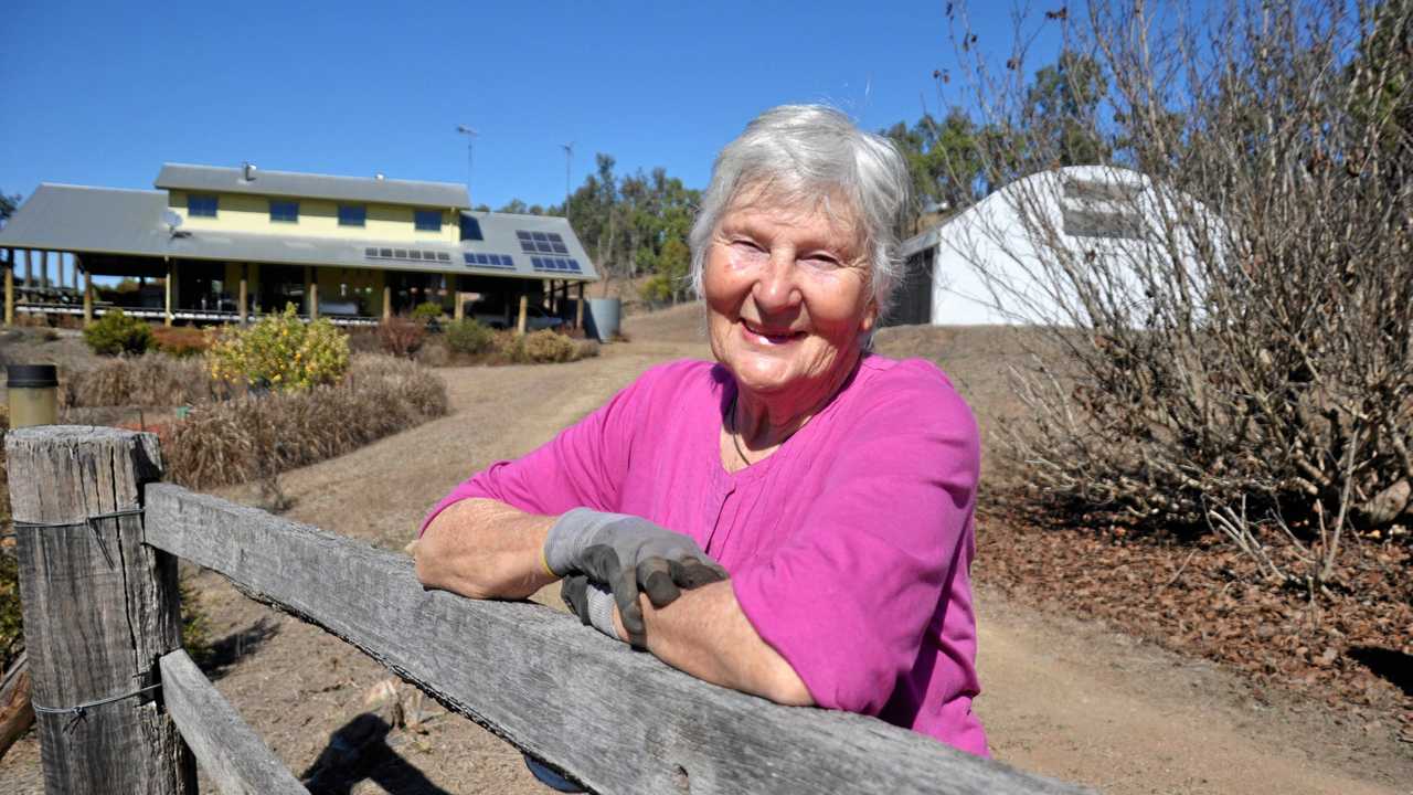 ECO-FRIENDLY: Joan Derrick's 30-acre Bancroft property "The Retreat" is off the grid and completely self-sufficient. Picture: Mackenzie Colahan