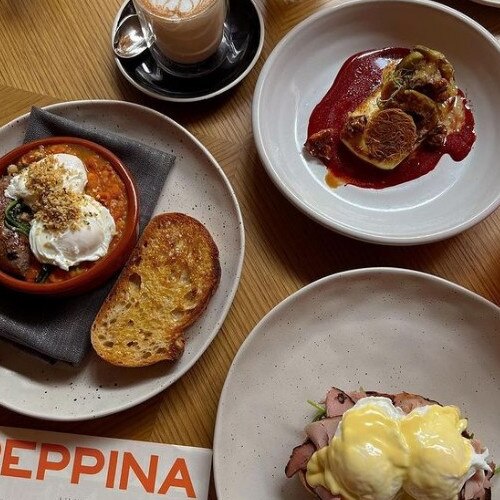 Peppina brunch spread. Picture: @taramilktea