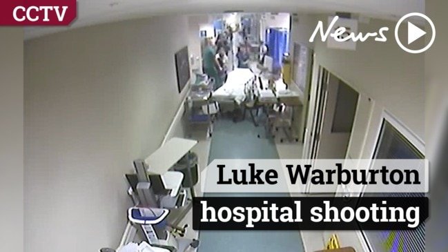 CCTV footage of the Luke Warburton shooting