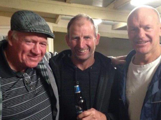 Parramatta old boys (L-R): Bob O'Reilly, Peter Ford and Peter Wynn CONFIRM