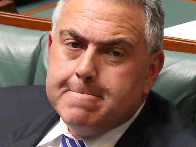 Joe Hockey and PM Malcolm Turnbull during Question Time in the House of Representatives Chamber, Parliament House in Canberra.