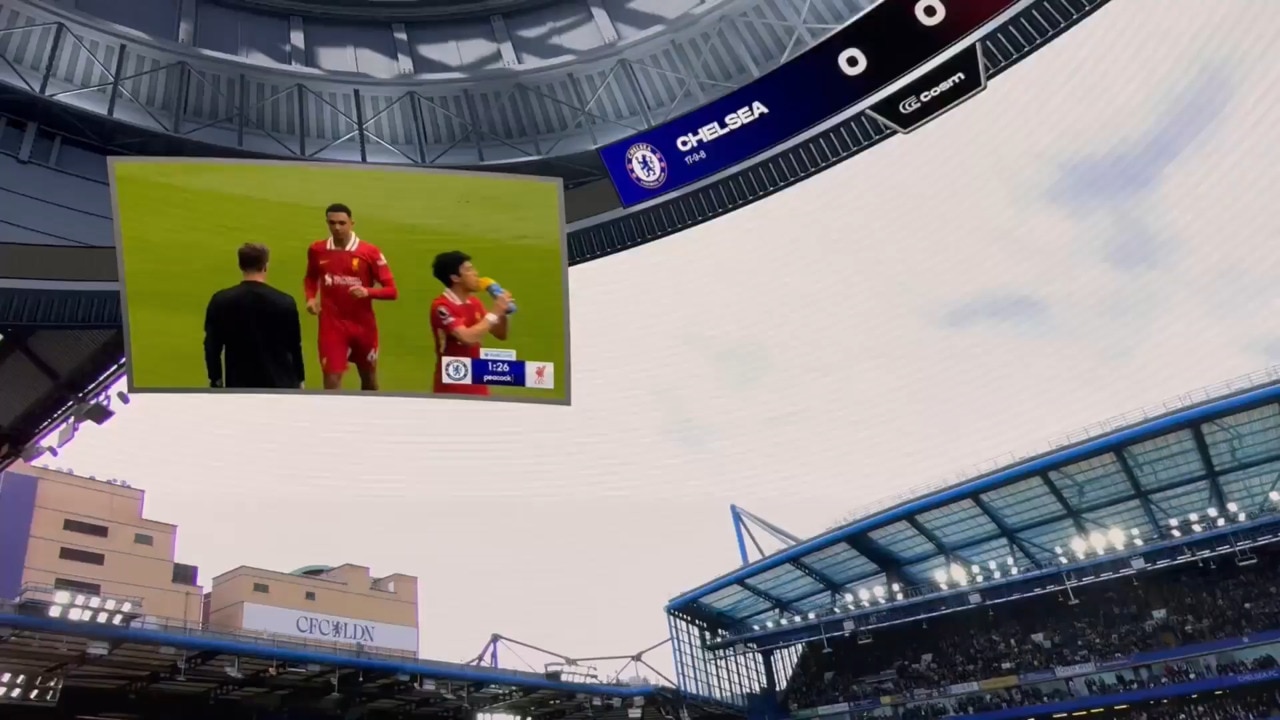 The Cosm makes fans feel like they are at the live game