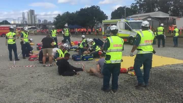 Major counter-terrorist exercise at Bowen Hills 