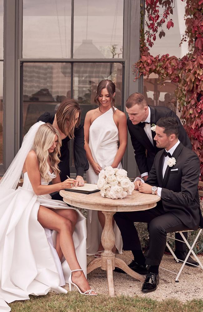 The wedding was planned and styled by Laura Harvey from Weddings of Desire. Picture: Lost In Love Photography