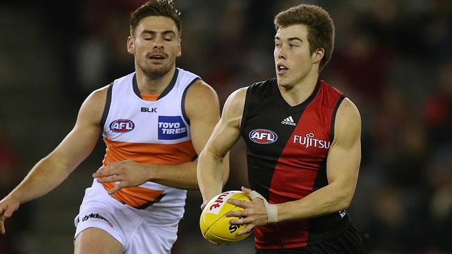 Zach Merrett has been Essendon’s best player this season. Picture: Wayne Ludbey