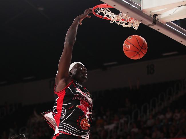 Former Illawarra Hawk Duop Reath is playing in China, but is attracting NBL interest. Photo: Matt King/Getty Images.