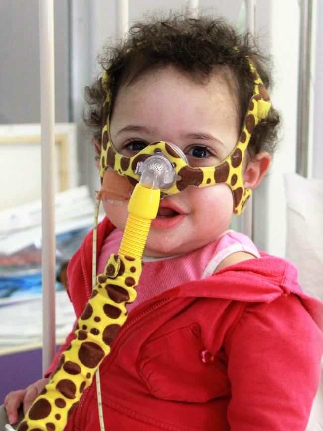 Lani at the Sydney Children's Hospital in Randwick.