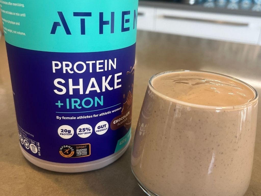 We try the Protein Shake + Iron from Athena Nutrition.