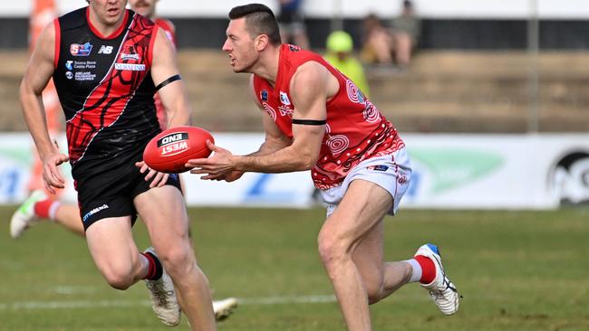 Cameron Craig in action for North Adelaide. Picture: Keryn Stevens