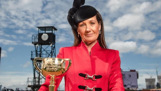 Victoria Racing Club (VRC) Chairman Amanda Elliott. VRC MEDIA ALERT FOR TUESDAY 28th OCTOBER 2020Melbourne Cup Carnival will be launchedat Flemington Racecourse. Picture: Jason Edwards