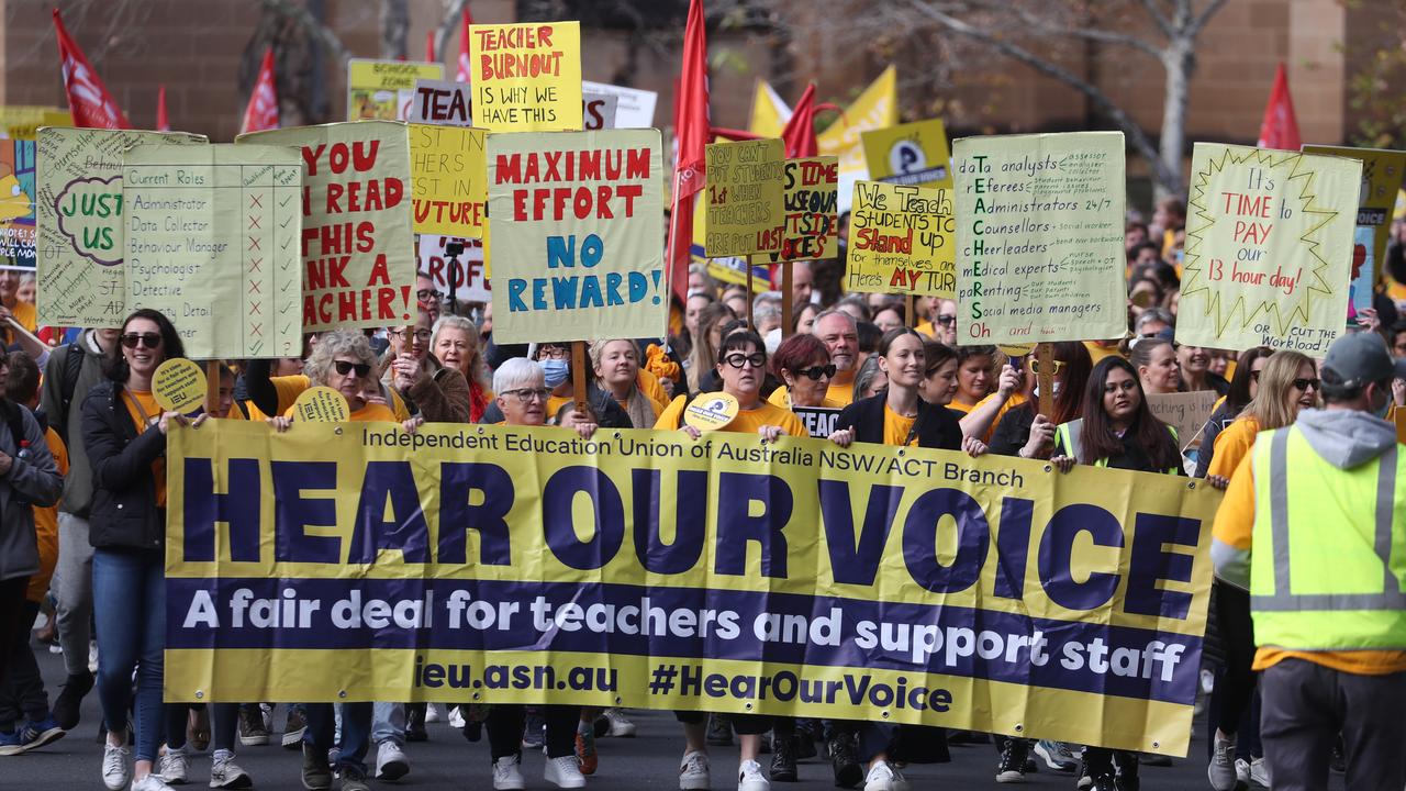 NSW teachers could receive the sought-after pay rises in the overhaul of the education system. Picture: John Grainger